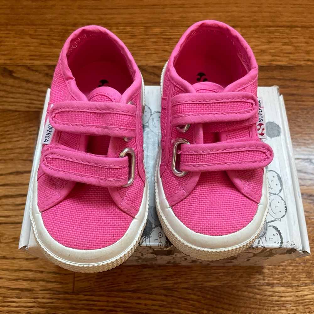 Pink Superga shoes in size 6 1/2 toddler